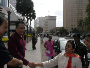 Mrs Madulika Verma, visiting the Sri Lanka Gem and Jewellery Exchange