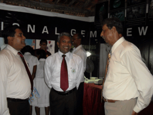 Top officials of the NGJA at the NGJA-stall of the World Environment Day Exhibition