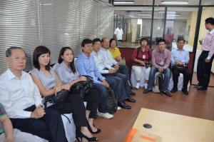 Visit by the gem and jewellery association of singapore to Nisol Diamonds pvt.ltd