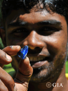 Kataragama, Sri Lanka Blue Sapphire