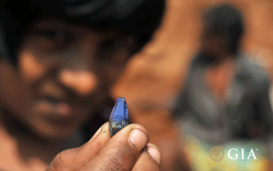 Kataragama, Sri Lanka Blue Sapphire