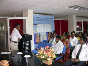 Presentation of “Gold Awards” to members of the staff completing 20 Years of exemplary service by Gen. Rohan De S. Daluwatte