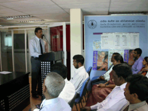 Presentation of “Gold Awards” to members of the staff completing 20 Years of exemplary service by Gen. Rohan De S. Daluwatte
