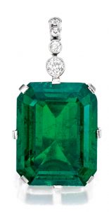 Lot 165 - 35.02-carat, emerald-cut Flagler Emerald