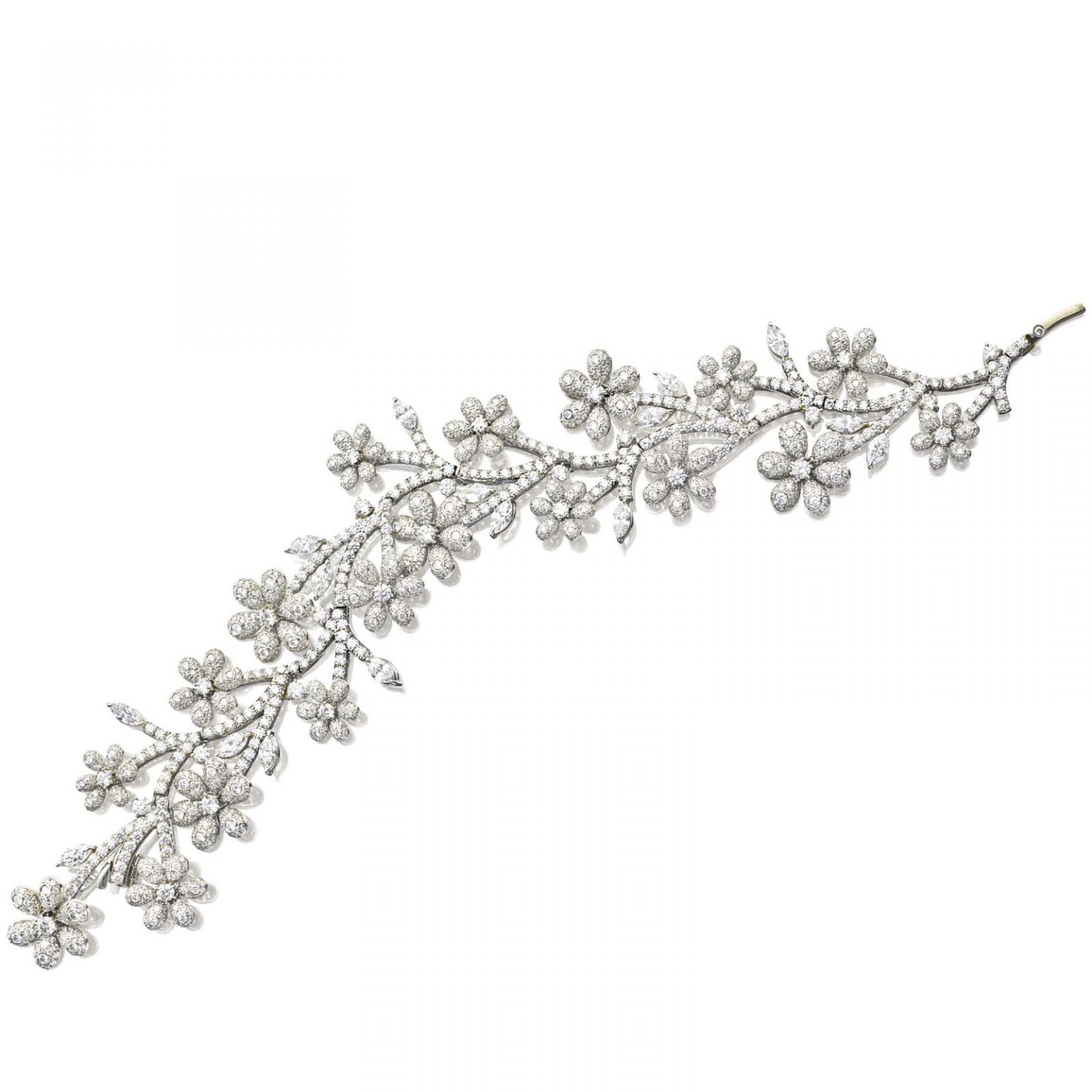 LOT 1639 - DIAMOND BRACELET, TIFFANY & CO