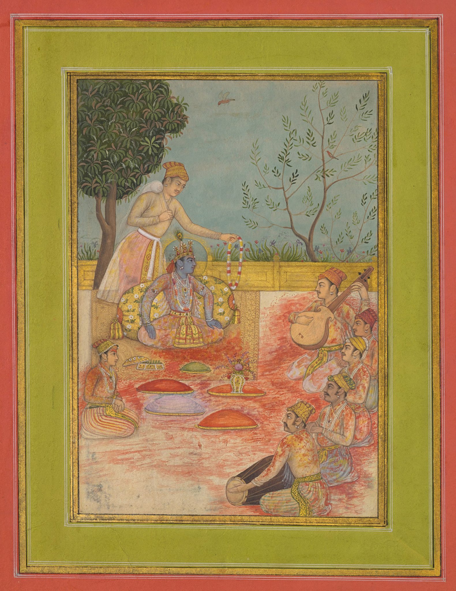 Lot 3 - RAGINI BASANT OF RAGA SRI, PROVINCIAL MUGHAL BIKANER, CIRCA 1660, Estimate - Rs 35,00,000 - 45,00,000 ($52,240 - 67,165)