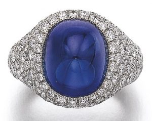 Lot 329 - Sapphire and Diamond Ring