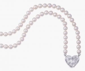 Lot 228 - LA LÉGENDE, A DIAMOND AND CULTURED PEARL SAUTOIR NECKLACE, BY BOEHMER ET BASSENGE