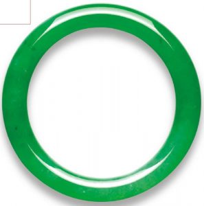 LOT 2038 - AN IMPORTANT JADEITE BANGLE