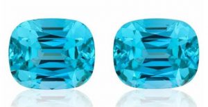 BEST OF SHOW - MIKOLA KUKHARUK NOMADS, PAIR OF NEON BLUE TOURMALINES t.w. 53.56 cts.