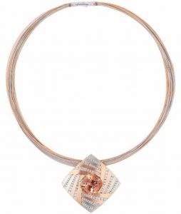 BUSINESS/DAY WEAR 1ST PLACE - ADAM NEELEY 18K ROSE AND 14K ROSE WHITE GOLD COSMOS PENDANT