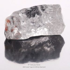 404-CARAT TYPE IIa 4TH-FEBRUARY DIAMOND