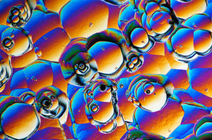 SUB-HEXAGONAL ETCHED PITS IN SYNTHETIC MOISSANITE OBSERVED USING DIFFERENTIAL INTERFERENCE CONTRAST